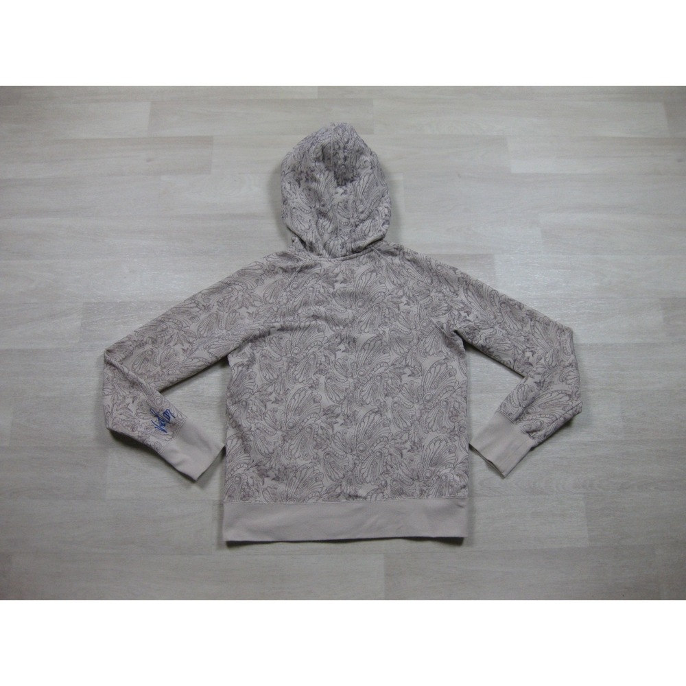 Y2K Volcom Zip Hoodie Women's (L) "Wallpaper Vintage" Grunge Skate 2000s - Picture 9 of 12
